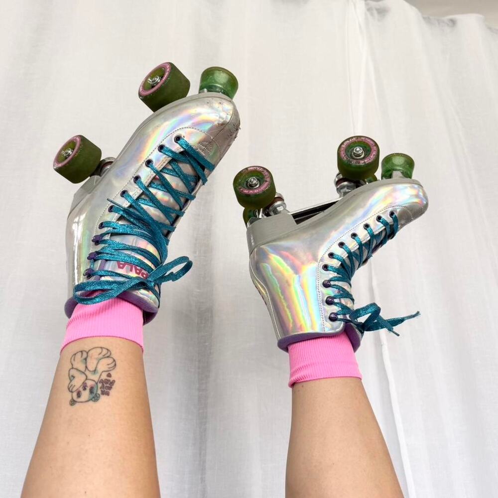 ✧ holographic roller skates ⋆ impala ✧